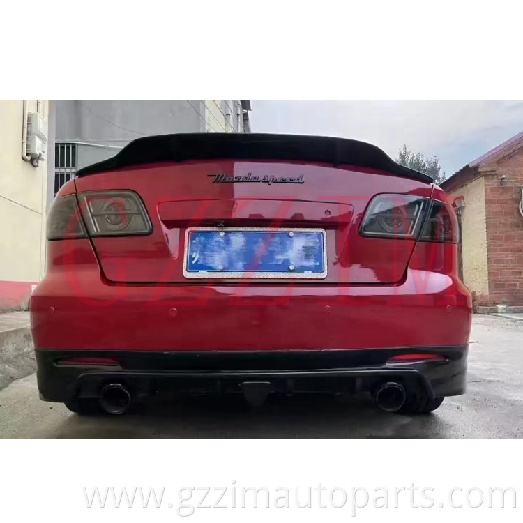 Exterior Accessories ABS Plastic Rear Trunk Boot Wing Spoiler For Mazda 6 2004-2013 R Style